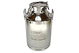 TEMCo 40 Liter 10.5 Gallon Stainless Steel Milk Can