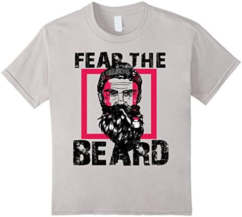 unisex-child Fear The Beard 10 Silver