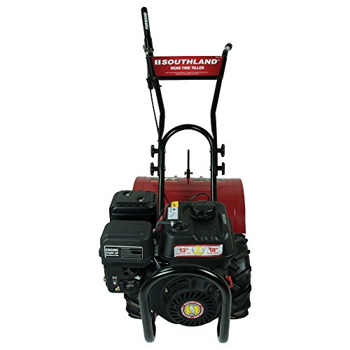 Southland SRTT196E Rear Tine Tiller with 196cc, 4 Cycle, 9.6 footpound
