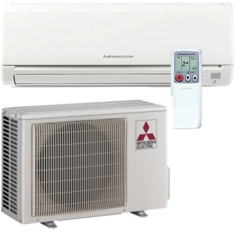 Mitsubishi Mini Split Heat Pump 18K BTU 18 SEER FREE (25Ft) LINESET & CONC PAD