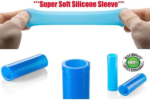 Caikn p^ēnís Pùmp Men 2 Silicone Sleeves for p^ēnís En làrge Ment Ex-ténder Stretcher pùmp Hanger En-largér p^ēnís Sleeve for Phallosan,Big,Male E-réction System Ed P-énile Pùmp