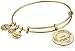 Alex and Ani Love III Expandable Rafaelian Gold Bangle Bracelet
