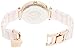 Anne Klein Women's AK/1018RGLP  Diamond Dial Rose Gold-Tone Light Pink Ceramic Bracelet Watch