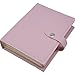 OLizee 48 Pairs Portable Earrings Book Jewelry Display Organizer Ear Studs Storage Book(Pink)