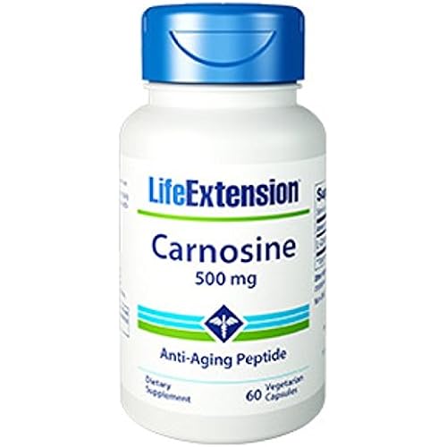 Carnosine 500 mg, 60 Vegetarian Capsules-Pack-3