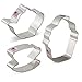 Tea Party Cookie Cutter Set - 3 Piece - Teapot, Teacup, Cupcake - Ann Clark - US Tin Plated Steel