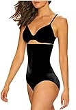 ShaperQueen 102C Women Waist Cincher Girdle Shapewear Tummy Control Panty (M, Black)