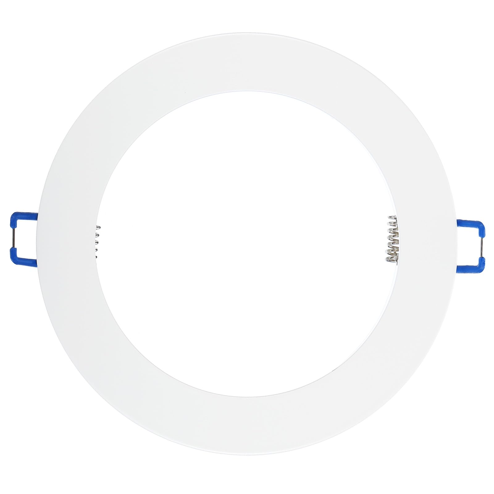 PATIKIL 3.9" Inner Dia. Light Trim Ring, Aluminum Alloy Circular Light Cover Lighting Fixture for Ceiling Wall Recessed Can Downlights, White