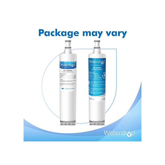 Waterdrop 4396508 Refrigerator Water Filter, Compatible with Whirlpool