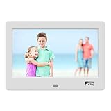 Fding 7-Inch Hi-Res Digital Photo Frame 16:9 LED panel Picture Display-1024x600 Resolution with 8GB SD Card
