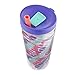Bubba Envy Double Wall Insulated Straw Tumbler - Dual-Wall Insulation - Spill and Leak Proof Lid - Great to Take Anywhere: Work, Gym, Pool, and More - 24 Ounces - Purple Circle Graphic - BPA-Free