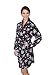 Sleep & Co Women's Plush Pajama Lounge Robe With Tie Belt