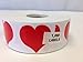 Perforated 3 Part Heart Tanning Stickers, Roll of 1000#