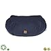Seat Of Your Soul Navy Meditation Cushion – 10 Colors Crescent Yoga Pillow; Organic Cotton Zafu Cover & Zipper Liner to Adjust USA Buckwheat Hulls; Floor Pouf for Sitting Kids, Men or Women