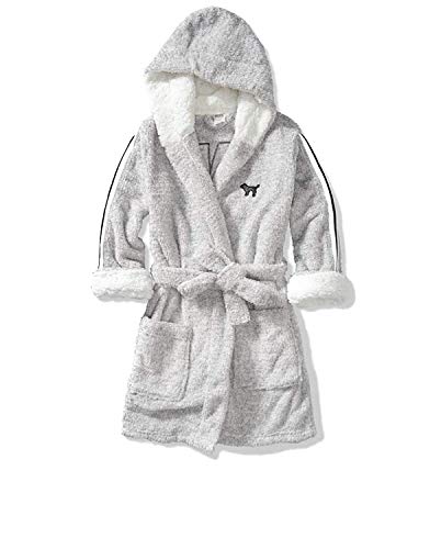 Victoria's Secret Pink Sherpa Robe X-Small/Small Gray So Silver