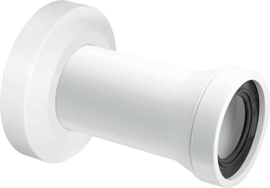 McALPINE 4"/110mm Pipe/Plain End Rigid WC Connector Wall Flange WC17-110