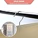 Enlarged Hanging Mesh Pockets Dual Sided Wall Shelf Wardrobe Storage Bags,Extra-Large Closet Hanging Organizer with Rotating Metal Hanger,Space Saver Bag for Bra Socks Underwear Underpants