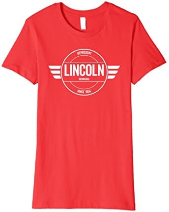 Women's Lincoln NEBRASKA Represent Pride University College Football Medium Red