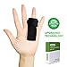 【Upgraded】Universal Trigger Finger Splint with Fastener - Half Finger Pain Relief for Straightening Curved, Bent, Locked and Stenosing Tenosynovitis Hands-Tendon Lock Release Stabilizer Support Brace
