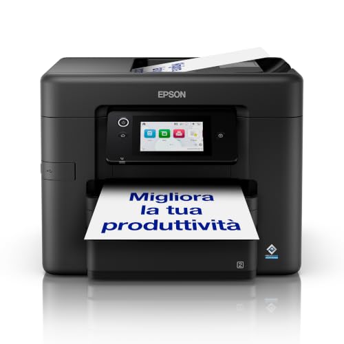 Epson Stampante inkjet WorkForce Pro WF-4930 | Utilizzo per la casa e l'ufficio domestico | Wireless ed Ethernet | A4 | Stampa, copia, scansione, fax | Touchscreen da 10,9 cm | ADF da 50 pagine