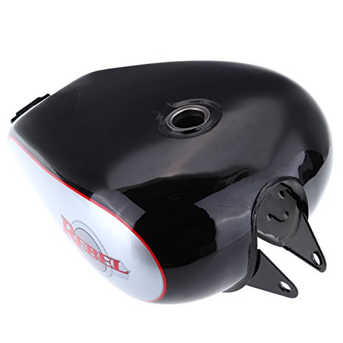 ArtMuseKitsMikash XFMT 3.4 Gallons Fuel Gas Tank for Honda CMX250 Rebel CMX 250 1985-2014 Black - Thumbnail 2