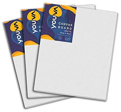 Navneet Youva | Canvas Board | 10×12 inch | Pack of 3