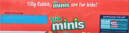 TRIX MINIS FRUITY MINI CORN PUFF BREAKFAST CEREAL, 10.8 OZ