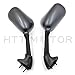 HTTMT MT067-CN Carbon Fiber OEM Aftermarket Mirrors Compatible with 2003-2005 Yzfr6 YZF-R6 2006-2009 Yzfr6S YZF-R6S Motorcycle Replacement [B00L8FNUT4]