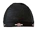 Harley-Davidson Skull Cap, Repeated Long Bar & Shield Logo, Black HC31230