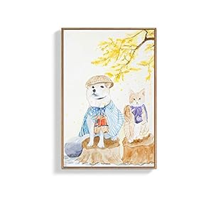 Framed Canvas Wall Art for Living Room, Bedroom Fruits in Fence Canvas Prints for Home Decoration Ready to Hanging - 16x24 inches