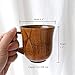 CTIGERS Handmade Wooden Coffee Mugs Elegant Camphorwood Cup Best Gift for Coffee Fanatic 10 fl oz