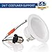 Hyperikon 4 Inch Dimmable Recessed LED Downlight, 9W (65W Equivalent), 3000K (Soft White Glow), Retrofit Lighting Fixture, Energy Star, 670 Lumens - Great for Cans Bathroom, Kitchen, Office (12 Pack)