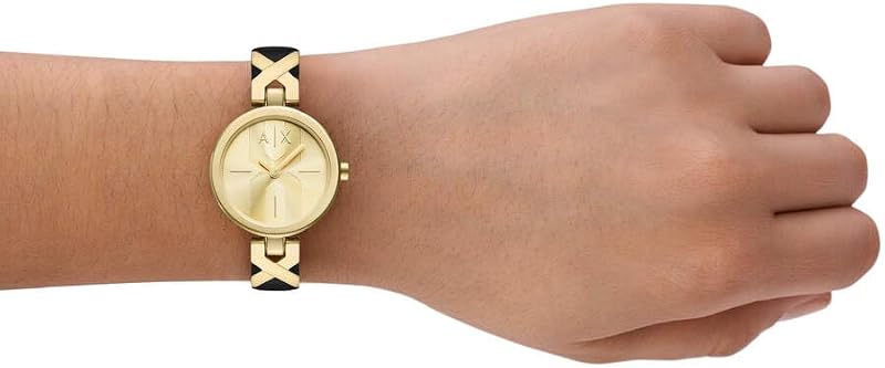 Orologio Donna, Movimento al Quarzo Due Lancette e Cassa 32 mm con cinturino in acciaio inossidabile