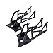 Xprite Steel Metal Windshield Lower Corner Hinge Dual LED Spot Flood Light Brackets Mounting Compatible with 2007-2018 Jeep Wrangler JK - 1 Pair