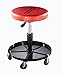 Pro-Lift C-3001 Pneumatic Chair with 300 lbs Capacity - Black / Red (Renewed)