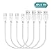 Short USB Type C Cable (4Pack 1ft), SOMOSTEL 3A USB A to Type-C Fast Charger Cord Compatible with Samsung Galaxy S10 S10E S9 S8 Plus Note 10 9 8,Moto G7,LG Stylo 5 G6 G8 G7,Google Pixel 3XL,Power Bank