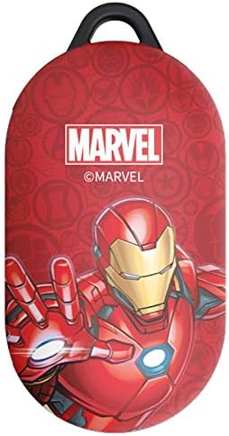 Hero Character Case Cover with Avengers Character for Samsung Galaxy Buds/Buds+ Plus (Iron Man)