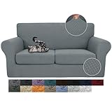 JIVINER Newest 3 Pieces Stretch Couch Covers for 2
