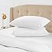 Amazon Brand – Pinzon Shed-Resistant White Duck Down Pillow - Medium Density, Standard