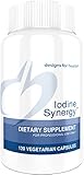 Designs for Health - Iodine Synergy - 10mg + 40mcg Selenium for Optimal Thyroid Support, 120 Capsules