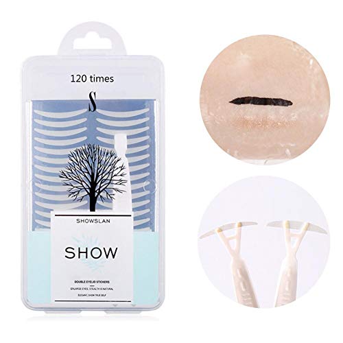 Luerme Natural Invisible Single/Double Side Eyelid Tapes Stickers 120 Times Invisible Three - Dimensional Non - Reflective Waterproof Sweat - Proof Long - Lasting Sticky - Thumbnail 6