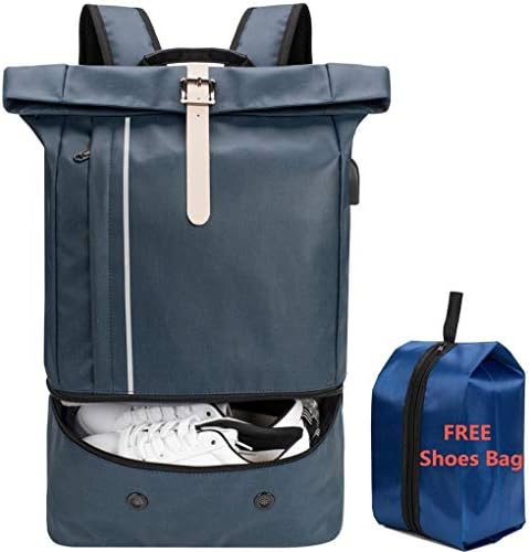Travel Laptop Backpack College Rucksack Business Bag Extra Large Backpack Womens,Unisex Casual Backpack 15.6,Blue