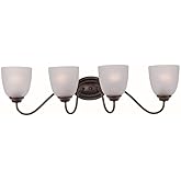 Maxim Stefan-4 Light Contemporary Bath Vanity in Contemporary style-29.75 Inches Wide by 8 inches high-Oil Rubbed Bronze Fini