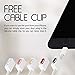 innoGadgets Anti-Dust Plug Compatible with iPhone 7/8/X/Xr/Xs/11/11Pro | Dust Cap, Dust Protection - Lightning Connector Cover | Black