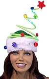 Christmas Tree LED Light Up Spring Holiday Party Hat