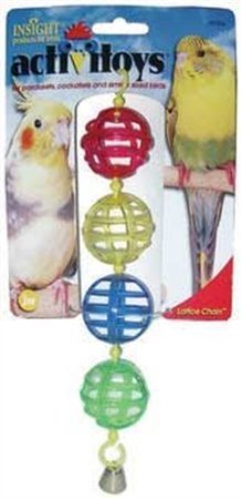 JW Pet Company Activitoy Lattice Chain Small Bird Toy, Colors Vary