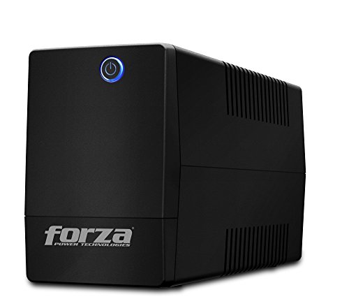 Forza- UPS 750VA- 375W Battery Backup, Surge Protector- Uninterruptible Power Supply- 6 Outlets