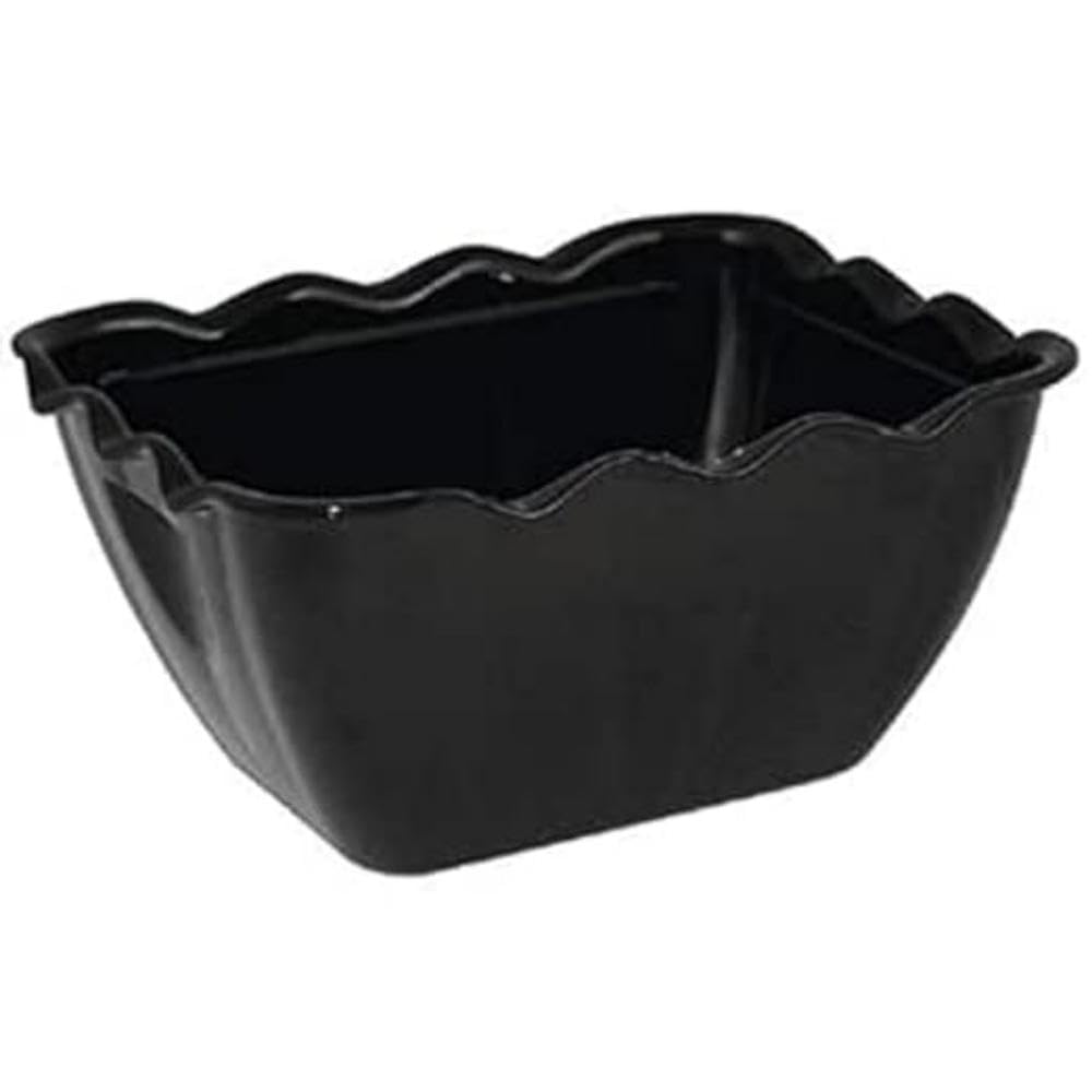 Kristallon CB757 Salad Crocks, 0.75 L, Black