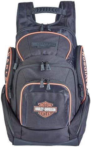 Amazon.com: Harley-Davidson Bar & Shield Graphic Backpack w