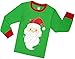 Girls Santa Christmas Pajamas For Boys Cotton Clothes Kids Pjs Toddler Sleepwear Pants Set